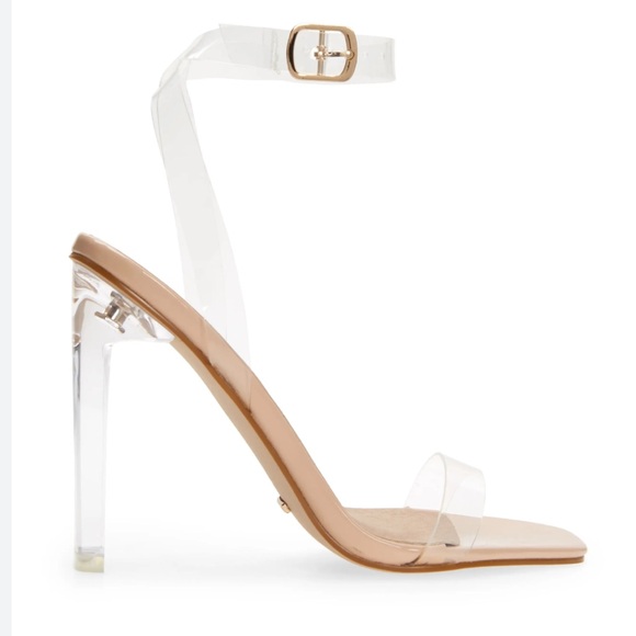 Billini Odina Ankle Strap Sandal in Nude Patent (9-NIB | 7 NWOB) - Picture 2 of 8